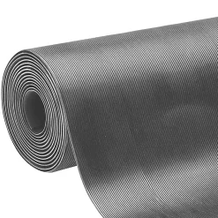 Floordirekt Tapis en caoutchouc Miniripp Gris 100 x 50 cm -