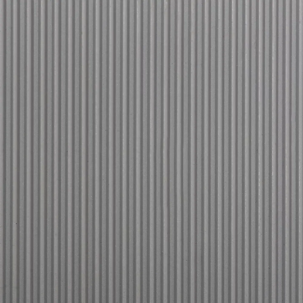 Floordirekt Tapis en caoutchouc Miniripp Gris 100 x 50 cm -