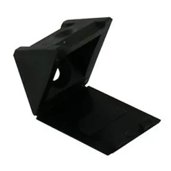 Diall Equerre De Fixation-4 Taquets équerre noirs L. 40 x H. 40 x P. 23 mm