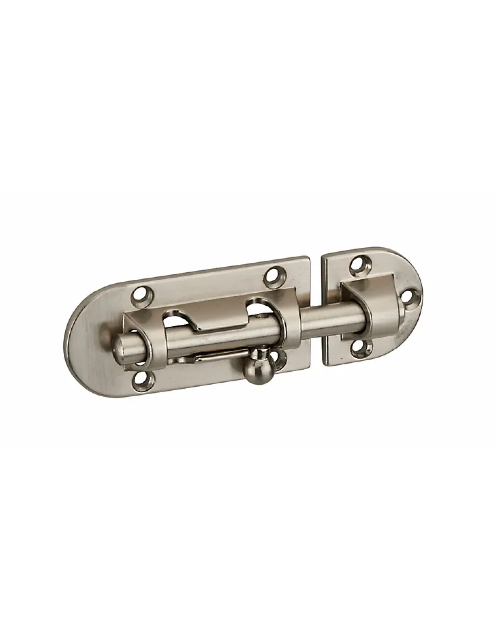 Thirard Targette, acier, pêne diamètre 8mm, 34x73mm, nickel satin -