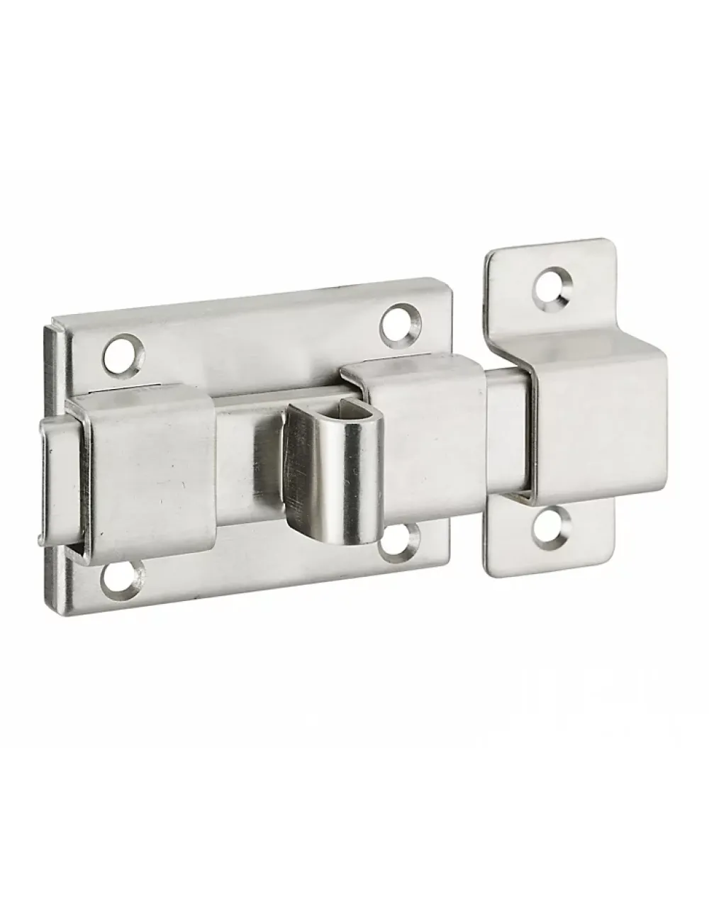 Thirard Serrure De Meuble|Serrure De Meuble-Targette pêne plat pour porte d'ameublement, 75mm, inox -