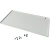 Ide Tcm300f Plastron Plein Fixe Métal 300mm - Compatible Coffret Atlantic Et Atlantic Plus