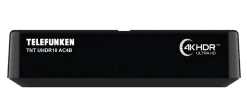 Telefunken - Récepteur TNT UHDR10 pour télévision numérique terrestre UHD 4K - 1000 canaux - PVR - Tuner TNT UHD/SD/HD/UHD/2K/4K