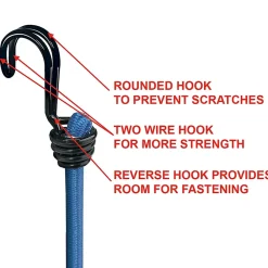 Master Lock Tendeur 120 cm crochet double , 2 pièces