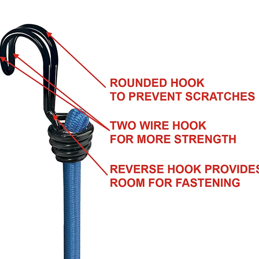 Master Lock Tendeur 120 cm crochet double , 2 pièces