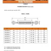 Vis Express Tendeur crochet crochet M8X120 Inox A4 - 1 pièce