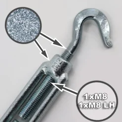 Aquagart 50 tendeur de câble pour clôture de protection , clôture forestière, tendeur