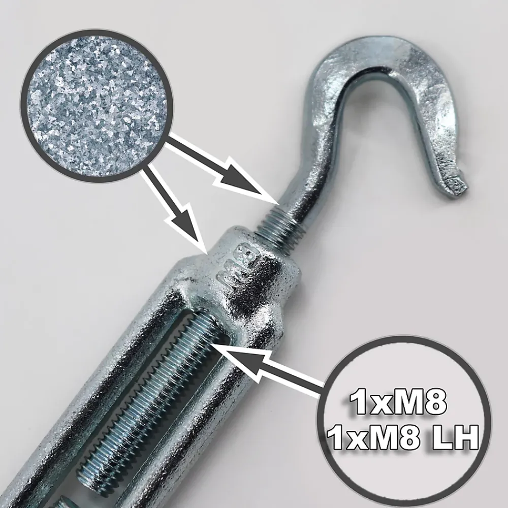 Aquagart 50 tendeur de câble pour clôture de protection , clôture forestière, tendeur