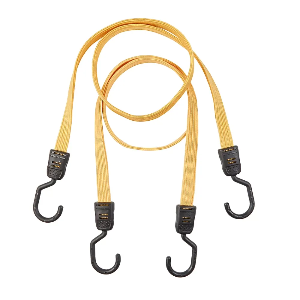 Diall Tendeur, Sandow Et Élastique-Tendeur élastique plat orange, 100 cm vendu par 2