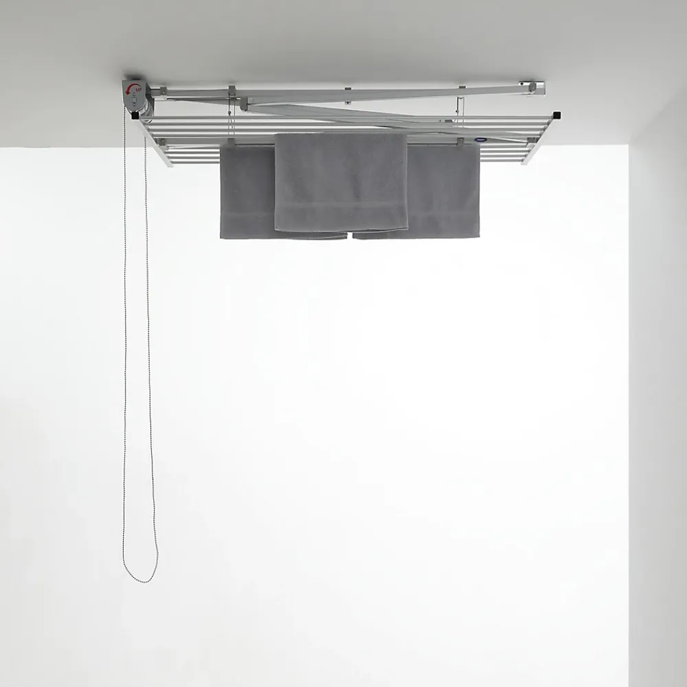 Foxydry Étendoir plafond manuel 128x54x25cm alu Mini 120