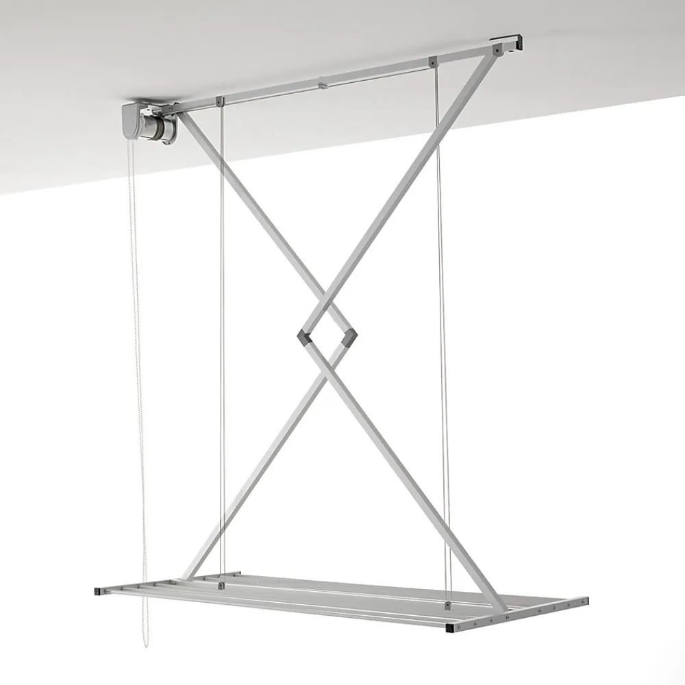 Foxydry Étendoir plafond manuel 128x54x25cm alu Mini 120