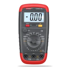 Deko Multimètre-Testeur de condensateur, multimètre numérique de capacité avec rétroéclairage LCD et boîtier de sécurité avec affichage