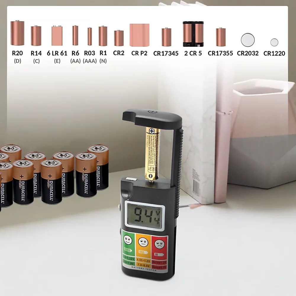 Fishtec Testeur de pile Universel Easy reading