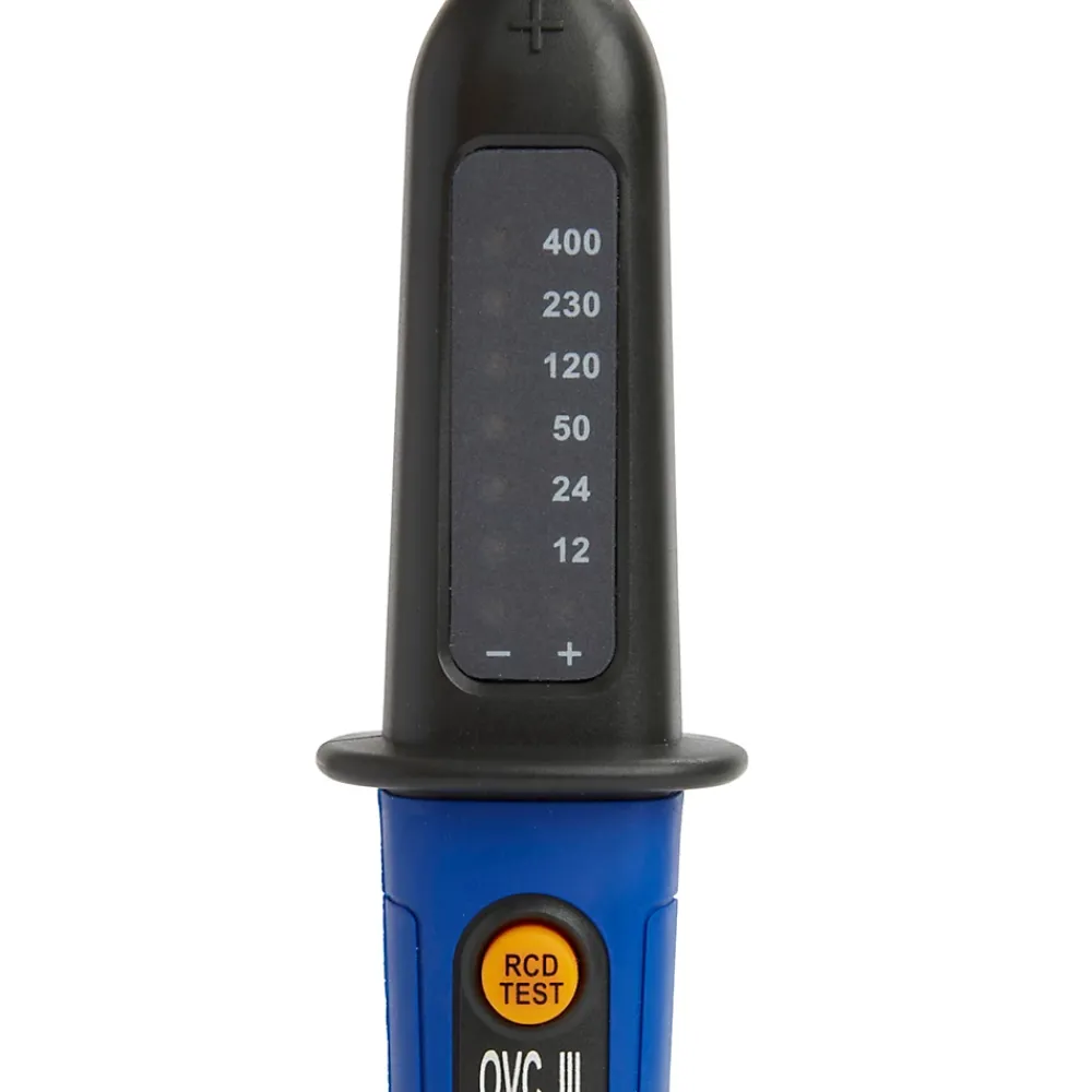 Testeur De Tension-Testeur de tension bipolaire CAT3 bleu et noir