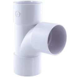 Fitt Té femelle femelle blanc 87° ø40 mm