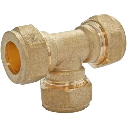 Somatherm for you Tube Et Raccord Cuivre-Té égal bicône pour tube cuivre Ø14 mm