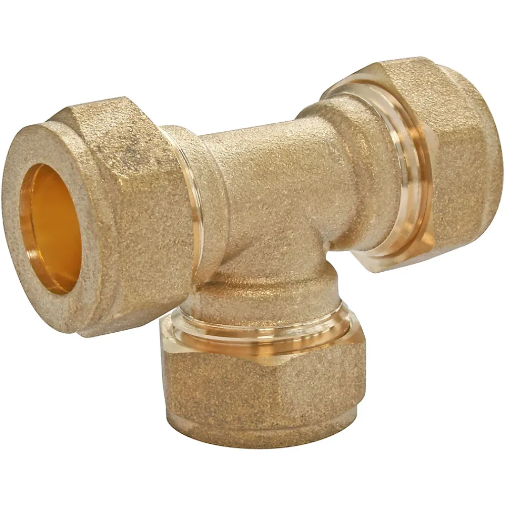 Somatherm for you Tube Et Raccord Cuivre-Té égal bicône pour tube cuivre Ø14 mm