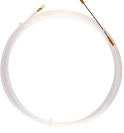 Tecnid Tire-câble en nylon, blanc, diam. 3 mm, 30 mètres, avec terminaux fixes