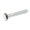 Diall Tirefond-Tirefonds DIN 571 zingués 6x40 mm - 200 pièces