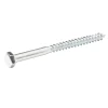Diall Tirefonds DIN 571 zingués 6x80 mm - 100 pièces