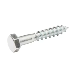 Diall Tirefond-Tirefonds DIN 571 zingués 5x30 mm - 200 pièces