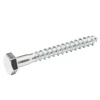 Diall Tirefond-Tirefonds DIN 571 zingués 6x60 mm - 200 pièces