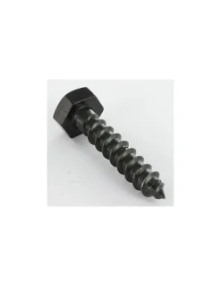 Vis Express Tirefonds 10X50 Acier zingué noir - 10 pièces