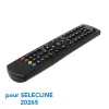 Vestel Décodeur Tnt, Télécommande Et Transmetteur-Télécommande TV de remplacement pour SELECLINE 20265