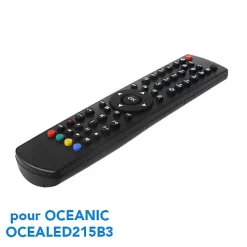 Vestel Décodeur Tnt, Télécommande Et Transmetteur-Télécommande TV de remplacement pour OCEANIC OCEALED215B3