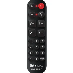 Superior Décodeur Tnt, Télécommande Et Transmetteur-Télécommande TV Universelle simplifié Simply SUPTLB002
