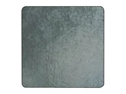 Tôle-Tôle acier galvanisé lisse Ep. 1 mm, 50 x 25 cm