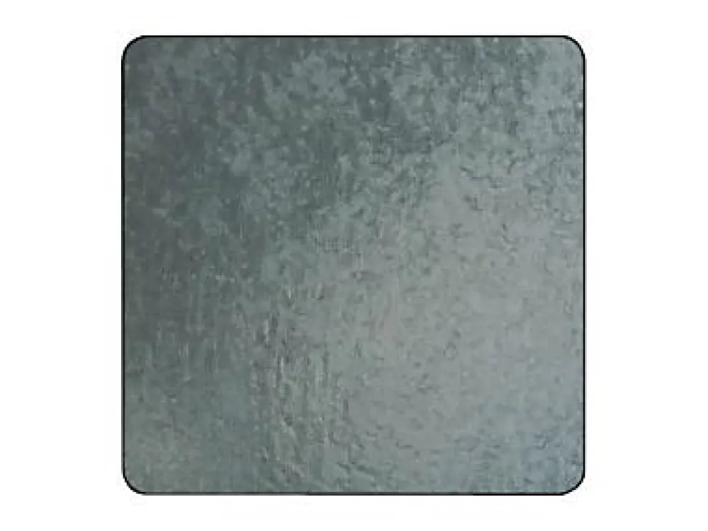 Tôle acier galvanisé lisse Ep. 0,5 mm, 100 x 50 cm