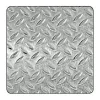 Tôle-Tôle aluminium brut grain de riz Ep. 1,6 mm, 50 x 25 cm