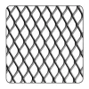 Tôle-Tôle métal déployé acier brut Mailles 10 x 5,5 mm, 100 x 50 cm