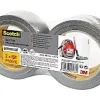 Scotch Toile de réparation grise, 48mm x 25 m - lot de 2
