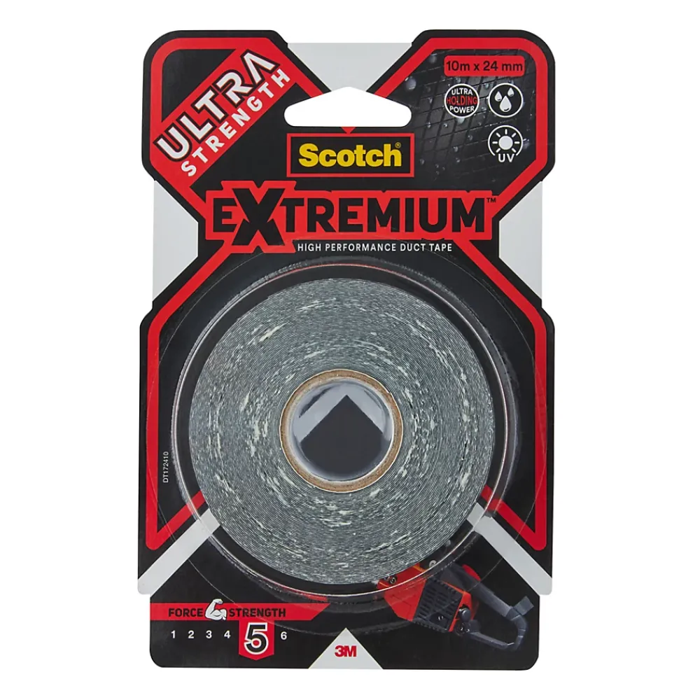 Scotch Ruban Adhésif-Toile de réparation Ultra noir 24 mm x 10 m