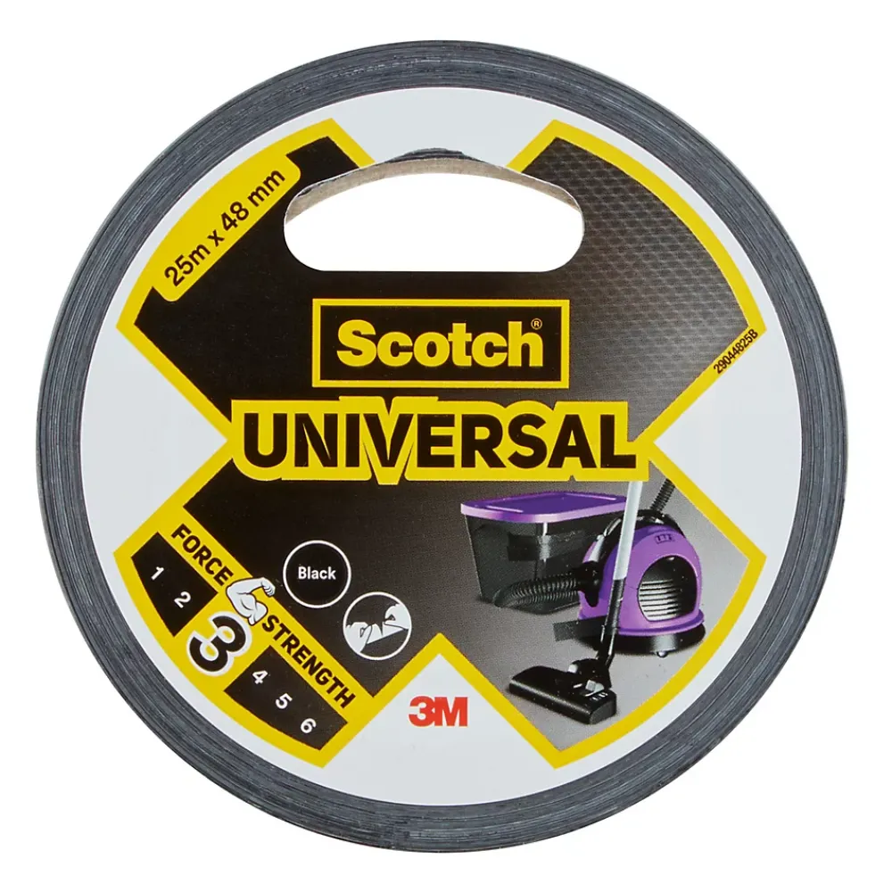 Scotch Toile de réparation universel noir, 48mm x 25 m