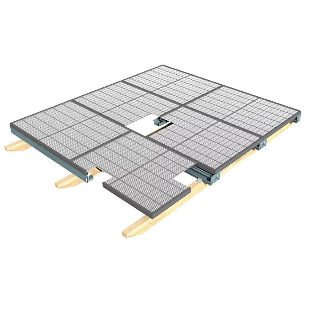 Telco Home Automation Toiture solaire - HEKILI Gris Anthracite 5,73m x 1,196m
