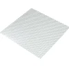 CQFD Tole perforée aluminium brut 50 x 25 cm