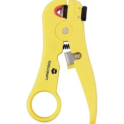 Toolcraft Dénudeur de câble universel TO-9627696 pour câbles UTP/STP 3,5-9 mm, lame SK5, poignée ergonomique