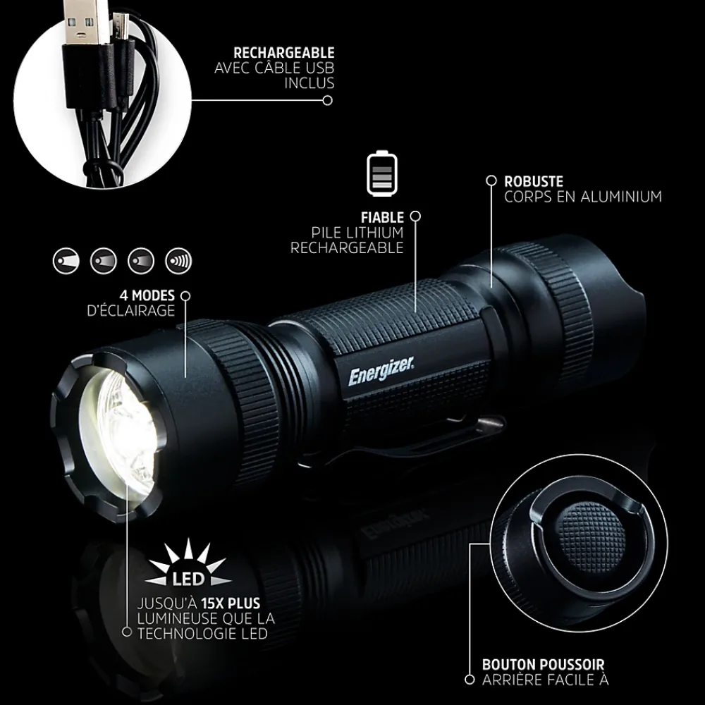 Energizer Torche tactical 700 rechargeable