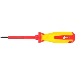 Hanger Tournevis D'Électricien-Tournevis cruciforme isolé PH0 155mm - - 132000