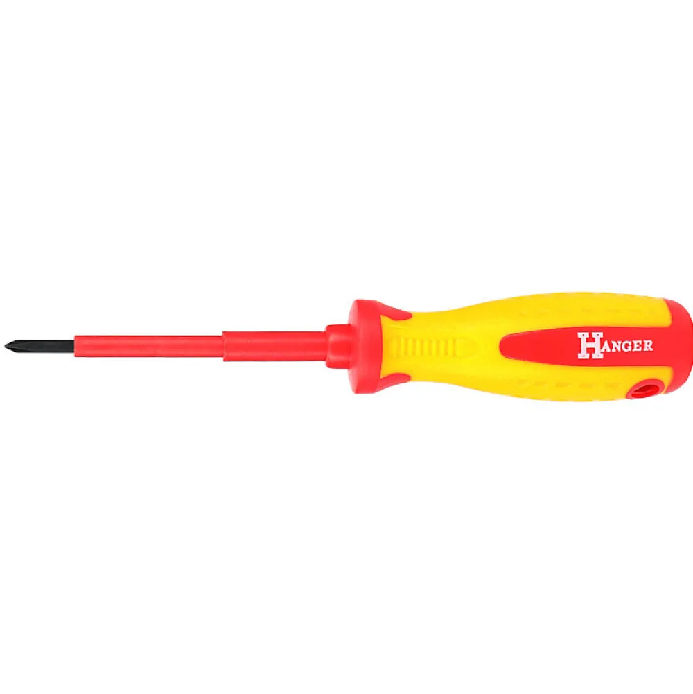 Hanger Tournevis D'Électricien-Tournevis cruciforme isolé PH0 155mm - - 132000