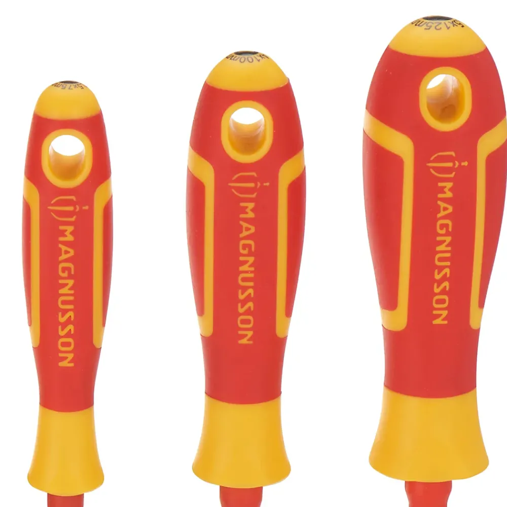Magnusson Tournevis D'Électricien-Tournevis et pinces VDE - 8 pièces