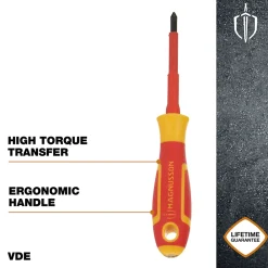 Magnusson Tournevis Pozidriv VDE PZ1 75 x 1 mm