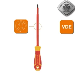 Magnusson Tournevis Pozidriv VDE PZ2 200 x 2 mm