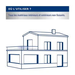 Ripolin Etanchéité Du Mur Intérieur-Traitement murs humides et salpêtre intérieur extérieur incolore 2,5L