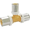 Somatherm for you Tube Et Raccord Multicouche-Té réduit à sertir pour tube Multicouche Ø20-Ø16-Ø20