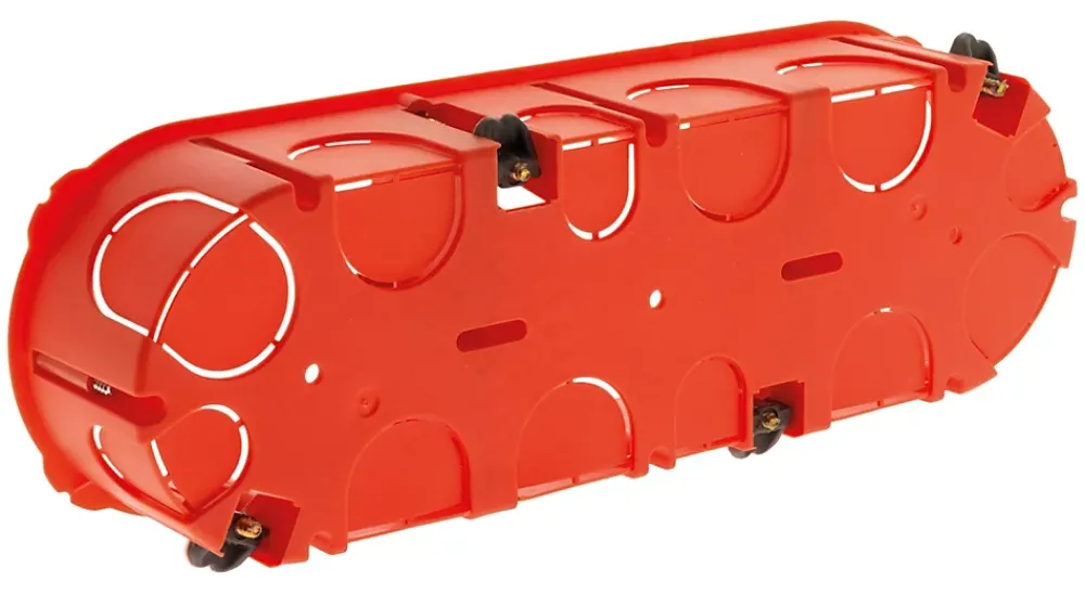 Zenitech Boite D'Encastrement-Triple boîte encastrement horizontale diamètre 65x40mm