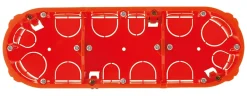 Zenitech Boite D'Encastrement-Triple boîte encastrement horizontale diamètre 65x40mm